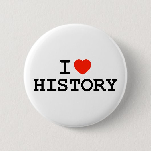 Ik begin geschiedenis ronde button 5,7 cm (Voorkant)