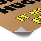 Ik begin met het Poster van Hugs Funny (Hoek)