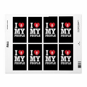 Ik begin mijn Laotiaanse mensen te wissen Etiket (Full Sheet)