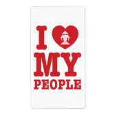 Ik begin mijn Laotiaanse mensen te wissen Etiket (Voorkant)