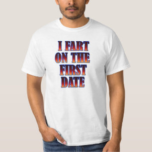 Ik begin op de eerste datum t-shirt