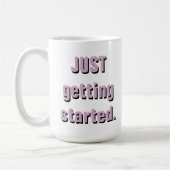 "Ik begin pas." "57 MOK Chevy COFFEE (Links)