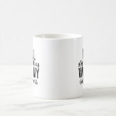 Ik begin te werken als mijn koffie dat doet, grapp koffiemok (Center)