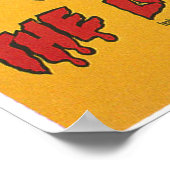 Ik begraaf het Poster van de Living Horror Movie (Hoek)