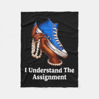 Ik begrijp de Ignment Sneakers en Pearls Kamal Fleece Deken