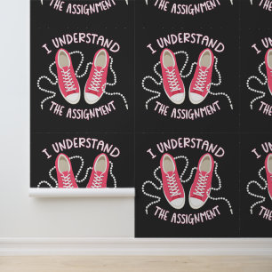Ik begrijp de opdracht Chucks and Pearls Behang
