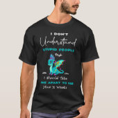 Ik begrijp niet dat stoute mensen trekjes klappen t-shirt (Voorkant)