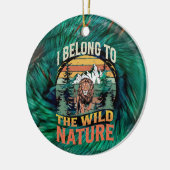 Ik behoor tot de wilde leeuw keramisch ornament (Links)