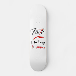 Ik behoor tot Jesus Skateboard