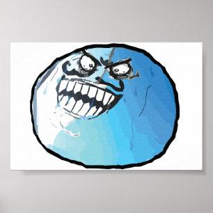 ik belogen gezicht poster