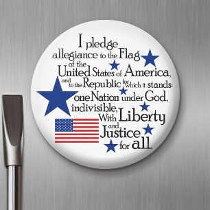 Ik beloof Allegiance aan de vlag van de Verenigde Magneet