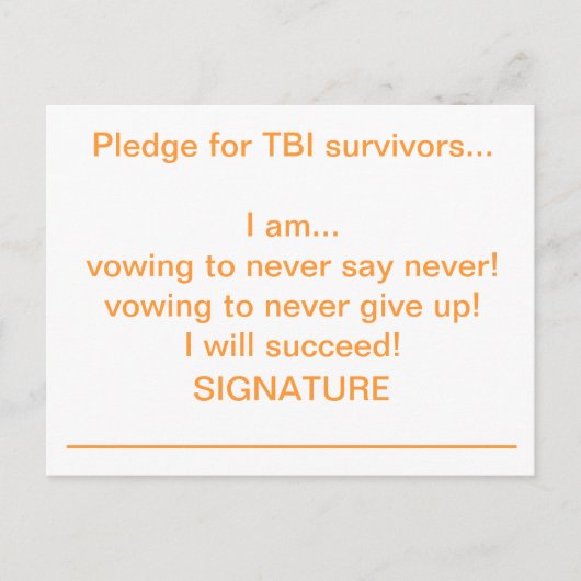 Ik beloof... briefkaart (Voorkant)