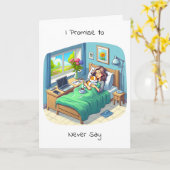 Ik beloof het niet te zeggen | chronische ziekte kaart (Gele Bloem)