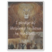 Ik beloof mijn trouw aan Sticker (Voorkant)