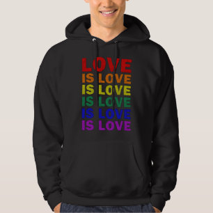 Ik beloof u dat ik LGBT-Q Pride Proud Ally Hoodie