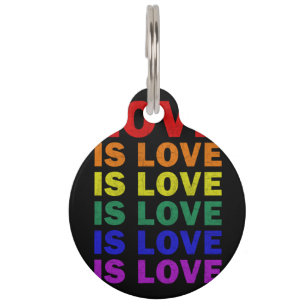 Ik beloof u dat ik LGBT-Q Pride Proud Ally Huisdierpenning