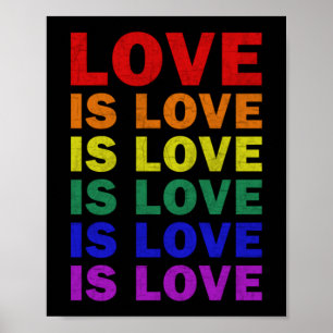 Ik beloof u dat ik LGBT-Q Pride Proud Ally Poster