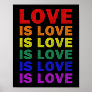 Ik beloof u dat ik LGBT-Q Pride Proud Ally Poster