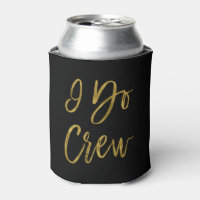 Ik bemanning Faux Gold Foil Bachelorte Party