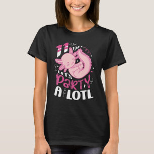Ik ben 11 Laten we een Lotl Axolotl Birthday Celeb T-shirt