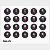 Ik ben 11 Pandastic Py Panda Bday Celebration Ronde Sticker (Vel)