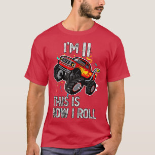 Ik ben 11. Zo kan ik 11e geboortedag monster Tr dr T-shirt