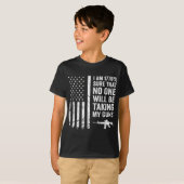 Ik ben 1776 zeker dat niemand mijn Pistolen gebrui T-shirt (Voorkant volledig)