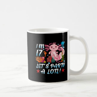 Ik ben 17 Laten we een Lotl Cute Axolotl Anime Gif Koffiemok