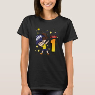 Ik ben 1 meisje op de eerste verjaardag t-shirt