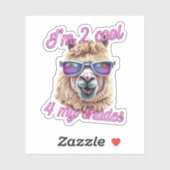 Ik ben 2 cool... sticker (Vel)