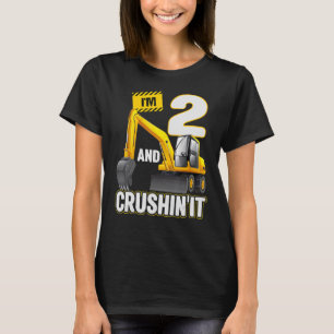 Ik ben 2 en graaf het bouwmateriaal op 2e plaats. t-shirt