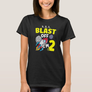 Ik ben 2 Science Future Scientist Happy Birthday P T-shirt
