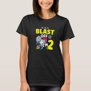 Ik ben 2 Science Future Scientist Happy Birthday P T-shirt
