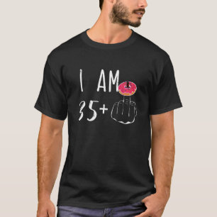 Ik ben 35 plus 1 middelvinger donut voor een 36e g t-shirt