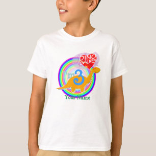 Ik ben 3 - 3e verjaardag Dino T-Shirt