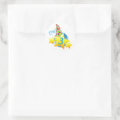 Ik ben 3 ronde sticker (Tas)