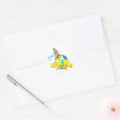 Ik ben 3 ronde sticker (Envelop)