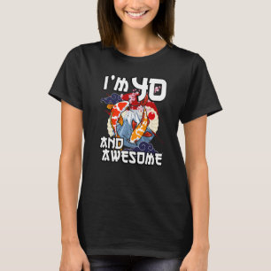 Ik ben 40 en geweldige Japanse karper Koi vis verj T-shirt
