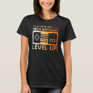 Ik ben 40-niveau op T Game Controller Gaming Dashb T-shirt