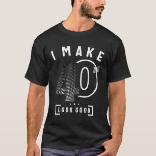 Ik ben 40 verjaardag 40 jaar oud t-shirt