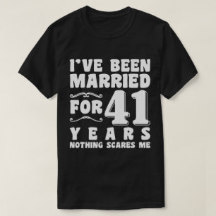 Ik Ben 41 Jaar Getrouwd Passend Koppel T-shirt