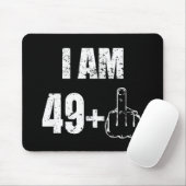 Ik ben 49 plus één grappig 50ste verjaardag mannen muismat (Met muis)