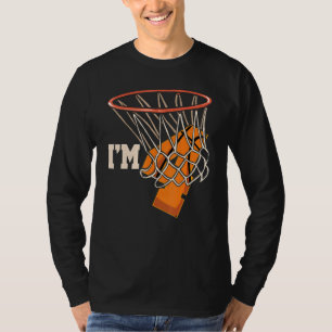 Ik ben 4 Basketball Theme Birthday Party Celebrati T-shirt