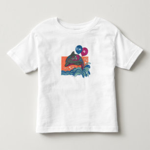 "Ik ben 4" Dolphin T-shirt
