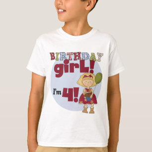 Ik ben 4 Verjaardags Meisje T-shirts en Gifts