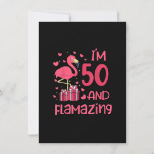 Ik ben 50 en flamazing - Geweldige 50e verjaardag  Kaart