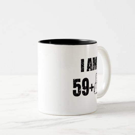 Ik ben 59 plus 1, 60ste verjaardag mok 1957 (Voorkant rechts)