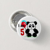 Ik ben 5 ronde button 3,2 cm (Voorkant /achterkant)