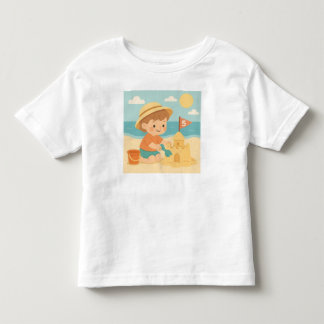 Ik ben 5! – Verjaardag strand T-shirt voor kindere