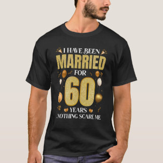 Ik Ben 60 Jaar Getrouwd 60ste Huwelijksverjaardag T-shirt